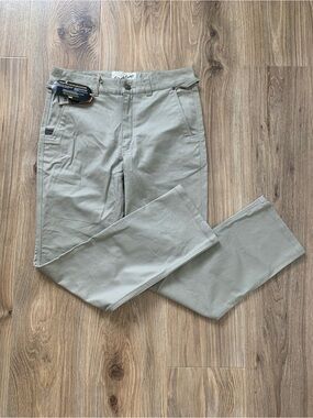 NEW Duck Camp Brush Pants Cordura Mens 32R 32x30 Ash Beige Canvas Pants Hunting